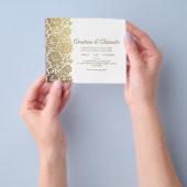 Elegantes Budget Einladung zur Hochzeitsfeier. Flyer (Gruppe)