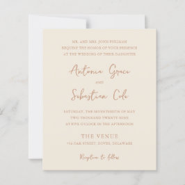 Elegantes Budget für neutrale Hochzeiten