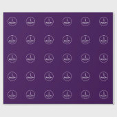 Elegantes Buenos Aires-Geschenkpapier Geschenkpapier (Flach)