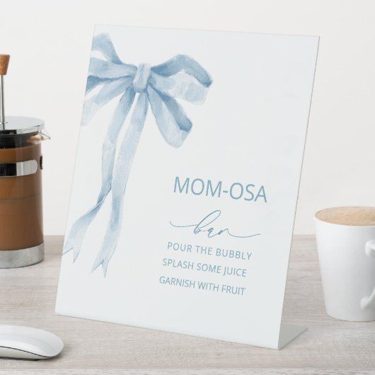 Elegantes Bugband Babydusche Sockelschild (In Situ)