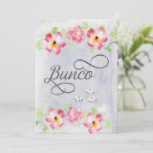 Elegantes Bunco Girls Night Out Party Einladung (Stehend Vorderseite)