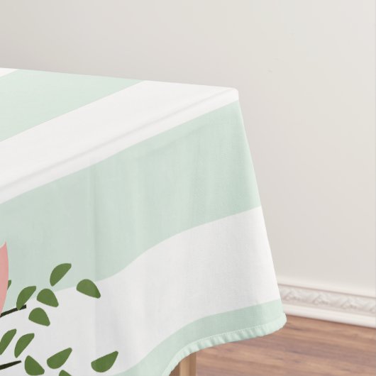 Elegantes Bunny Striped Design Tischdecke (Beispiel)