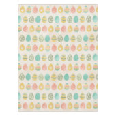 Elegantes buntes Pasteleier Osterfest Tischdecke (Vorderseite)