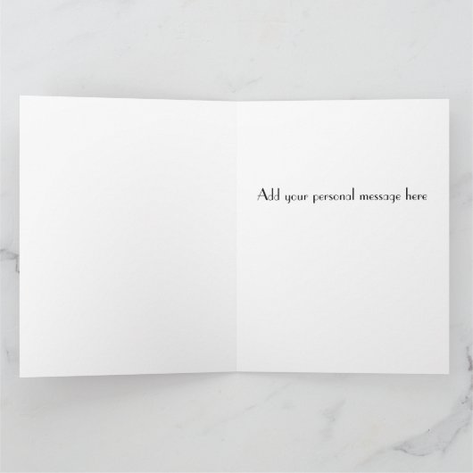 Elegantes Burgund & Imitats Gold Dankeskarte (Innenseite)