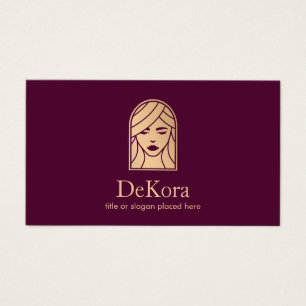 Elegantes Burgund Rose Gold Face