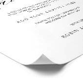 Elegantes Burgundy Blush Pink in der Rolle der Fav Poster (Ecke)