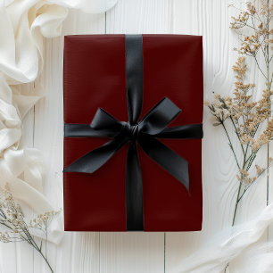 Elegantes Burgundy Red Wrapping Paper Geschenkpapier