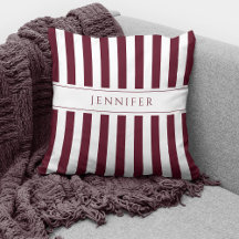 Elegantes Burgundy Stripes Muster
