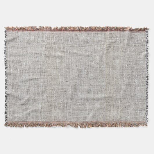 Elegantes Burlap-Muster-Laufsteg Decke (Vorderseite)