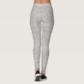 Elegantes Burlap-Muster Leggings (Rückseite)