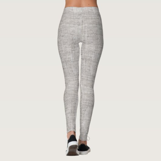 Elegantes Burlap-Muster Leggings (Rückseite)