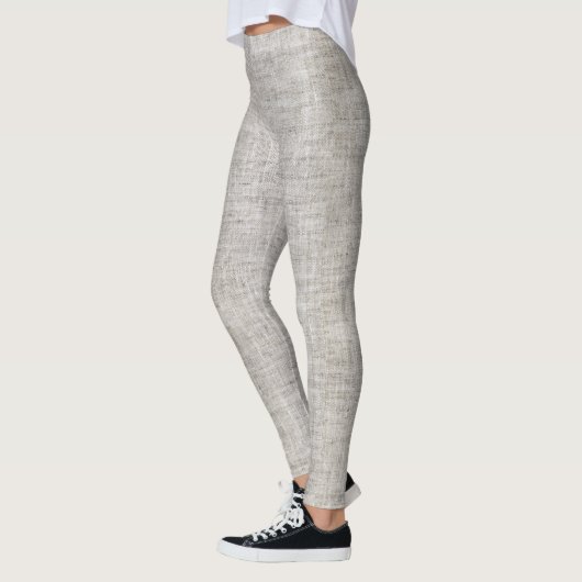 Elegantes Burlap-Muster Leggings (Links)