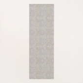 Elegantes Burlap-Muster Yogamatte (Rückseite)