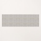 Elegantes Burlap-Muster Yogamatte (Vorderseite (Horizontal))