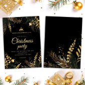 Elegantes Business Corporate Weihnachts-Party Einladung