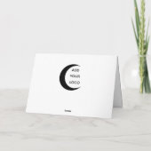 Elegantes Business Dankeschön mit individuellem Lo Dankeskarte (Rückseite)