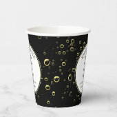 Elegantes Business Shower Logo Pappbecher (Links)