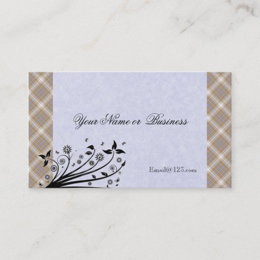 Elegantes Business und/oder Visitenkarten Visitenkarte (Vorderseite)