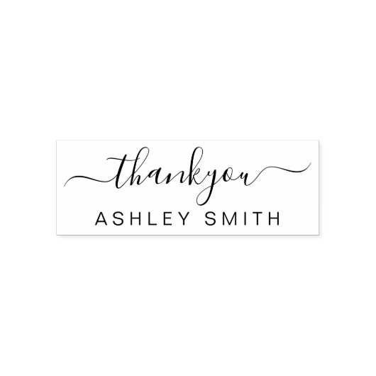 Elegantes Business Vielen Dank Permastempel (Design)