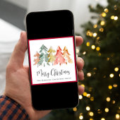 Elegantes Business Watercolor Frohe Weihnachten