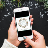 Elegantes Business Weihnachtsbad Feiertagskarte