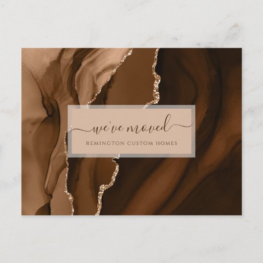 Elegantes Business Wir haben Gold Edelstein Postkarte (Vorderseite)