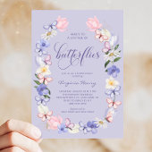 Elegantes Butterfly Brautparty Einladung