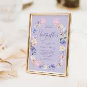 Elegantes Butterfly Brautparty Einladung