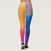 Elegantes Butterfly-Design und farbenfrohe Sonnenu Leggings (Rückseite)