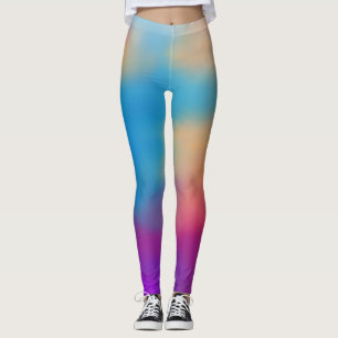 Elegantes Butterfly-Design und farbenfrohe Sonnenu Leggings
