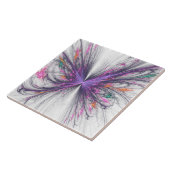 Elegantes Butterfly Fraktal Fliese (Seite)