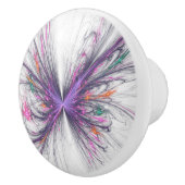 Elegantes Butterfly-Fraktal Keramikknauf (Rechts)