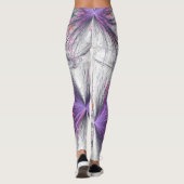 Elegantes Butterfly Fraktal Leggings (Rückseite)