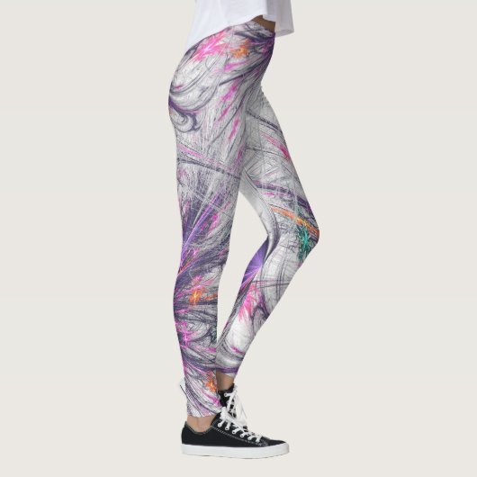Elegantes Butterfly Fraktal Leggings (Rechts)