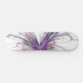 Elegantes Butterfly Fraktal Skateboard (Horizontal)