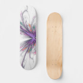 Elegantes Butterfly Fraktal Skateboard (Vorderseite)
