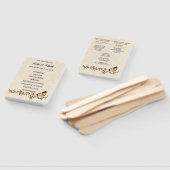 Elegantes Butterfly-Hochzeitsprogramm Fächer (Non-assembled)