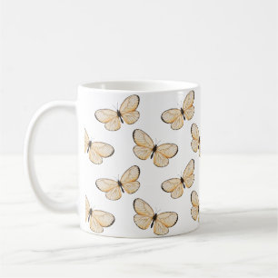 Elegantes Butterfly Lover Muster Kaffeetasse