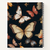 Elegantes Butterfly-Notebook Notizblock (Rückseite)