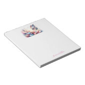 Elegantes Butterfly Notepad Notizblock (angewinkelt)