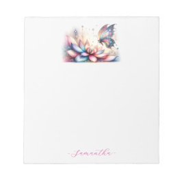 Elegantes Butterfly Notepad Notizblock