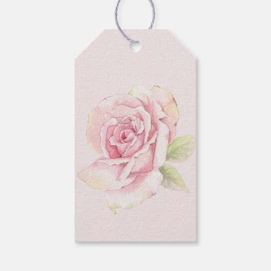 Elegantes Cake Pastel Script Schriftart Brautparty Geschenkanhänger (Rückseite)