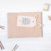 Elegantes Cake Pastel Script Schriftart Brautparty Geschenkanhänger