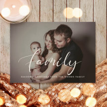 Elegantes Calligrafy Family Inspiration Foto