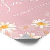 Elegantes Calligrafy Favors Poster (Ecke)