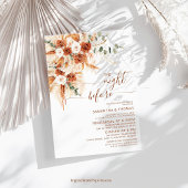 Elegantes Calligrafy Probe Abendessen Einladung