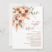 Elegantes Calligrafy Probe Abendessen Einladung (Vorderseite)