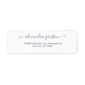 Elegantes Calligrafy Script-Adressetikett (Vorne)