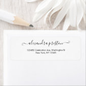 Elegantes Calligrafy Script-Adressetikett (Insitu)