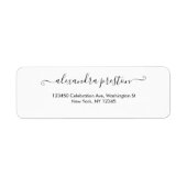 Elegantes Calligrafy Script-Adressetikett (Vorne)